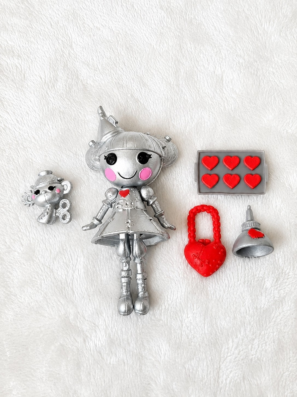 Mini Lalaloopsy Tinie Ticker Figure with Clockwork Pet & Complete Accessories